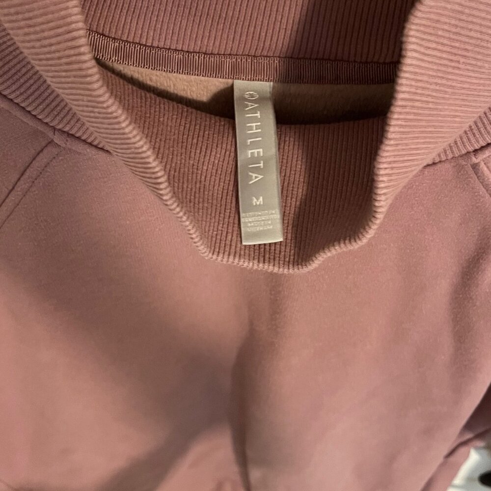 Athleta Cozy Karma Side Zip Funnel Neck Sweatshirt - Picture 5 of 5